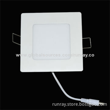 Dimmable LED Panel Light, 6W, 85-265V AC, 80-110lm/W, >75Ra, PF>0.95, Switch Dimming/ISO9001 Factory